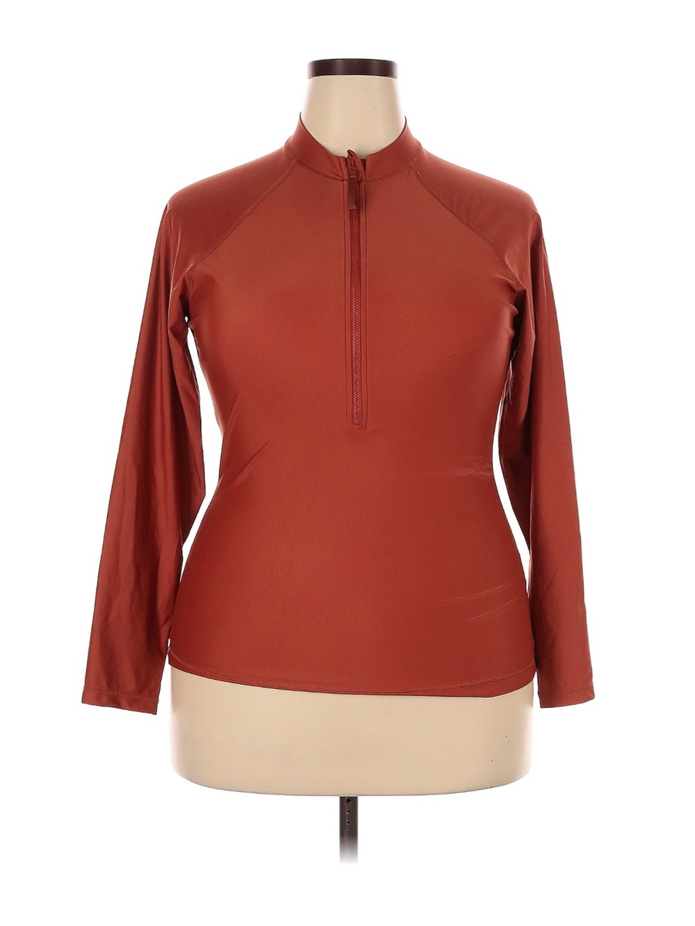 J. Crew Burnt Orange Rash Guard